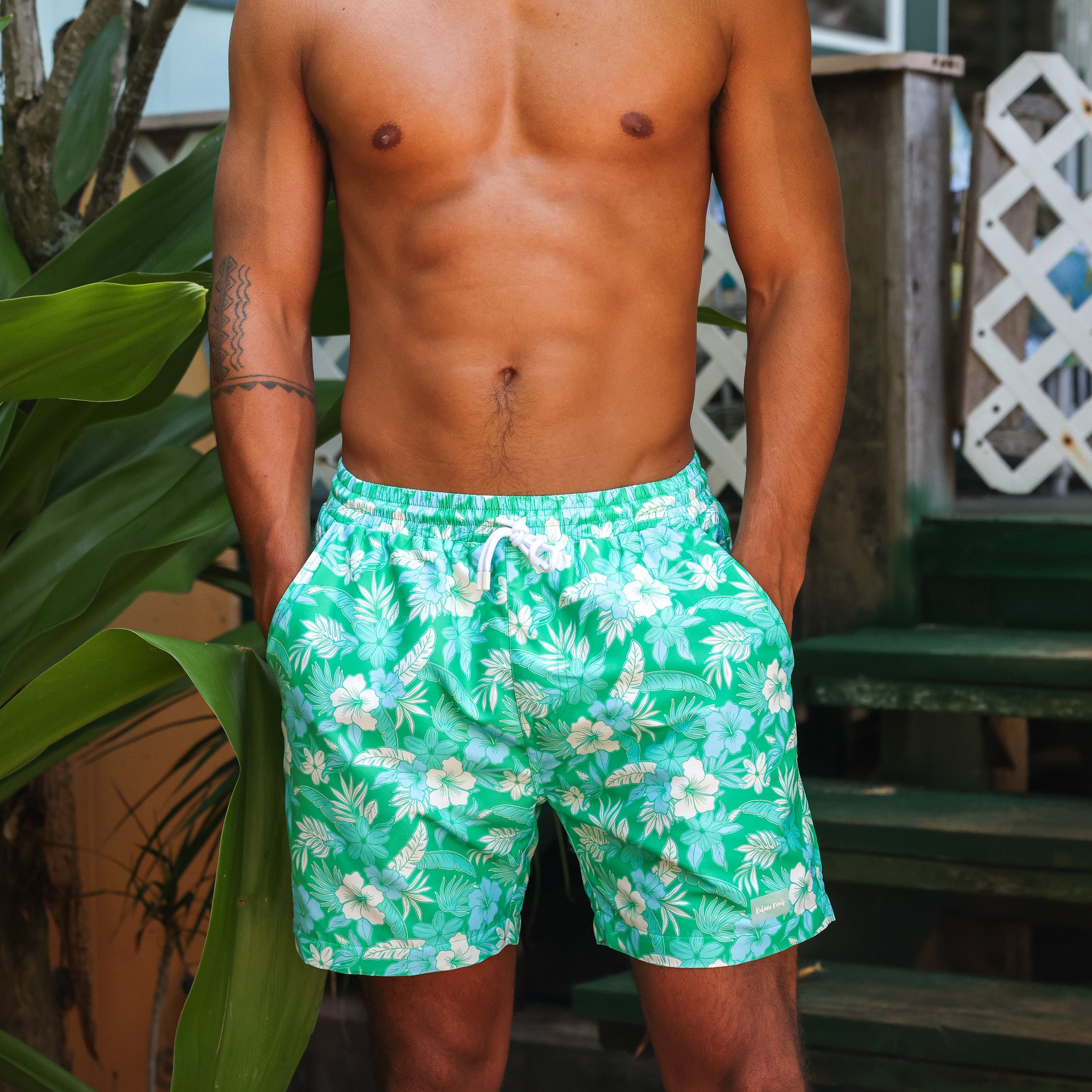 Men's Swim Trunks - Barefoot Breeze - Image 4