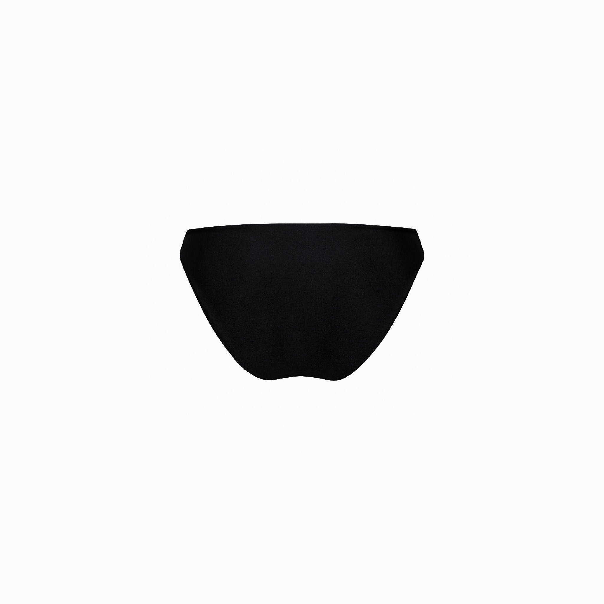 Minimal Full Coverage Bikini Bottom - Twilight Black - Image 9