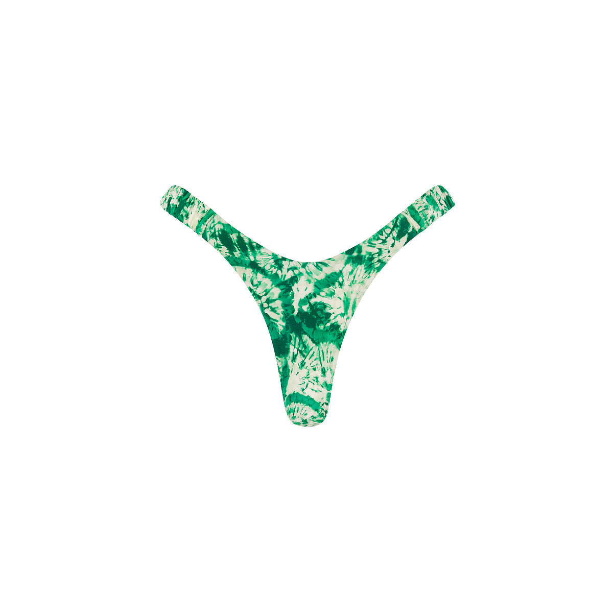 Retro Y Thong Bikini Bottom - Emerald Tides - Image 10