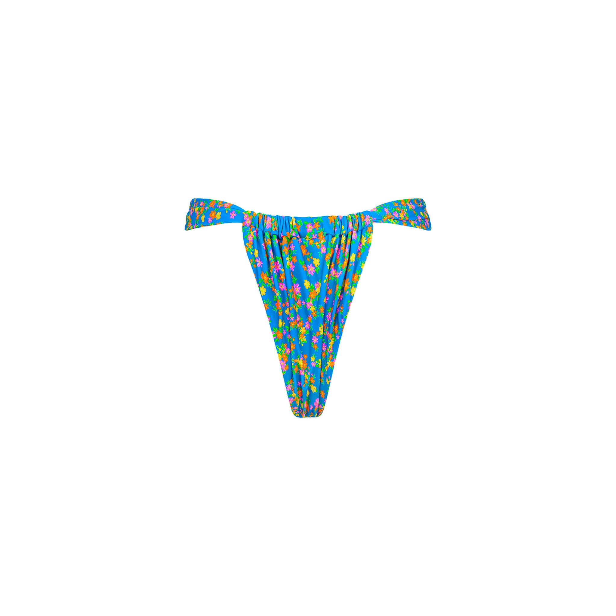 Ruched Thong Bikini Bottom - La Belle - Image 10
