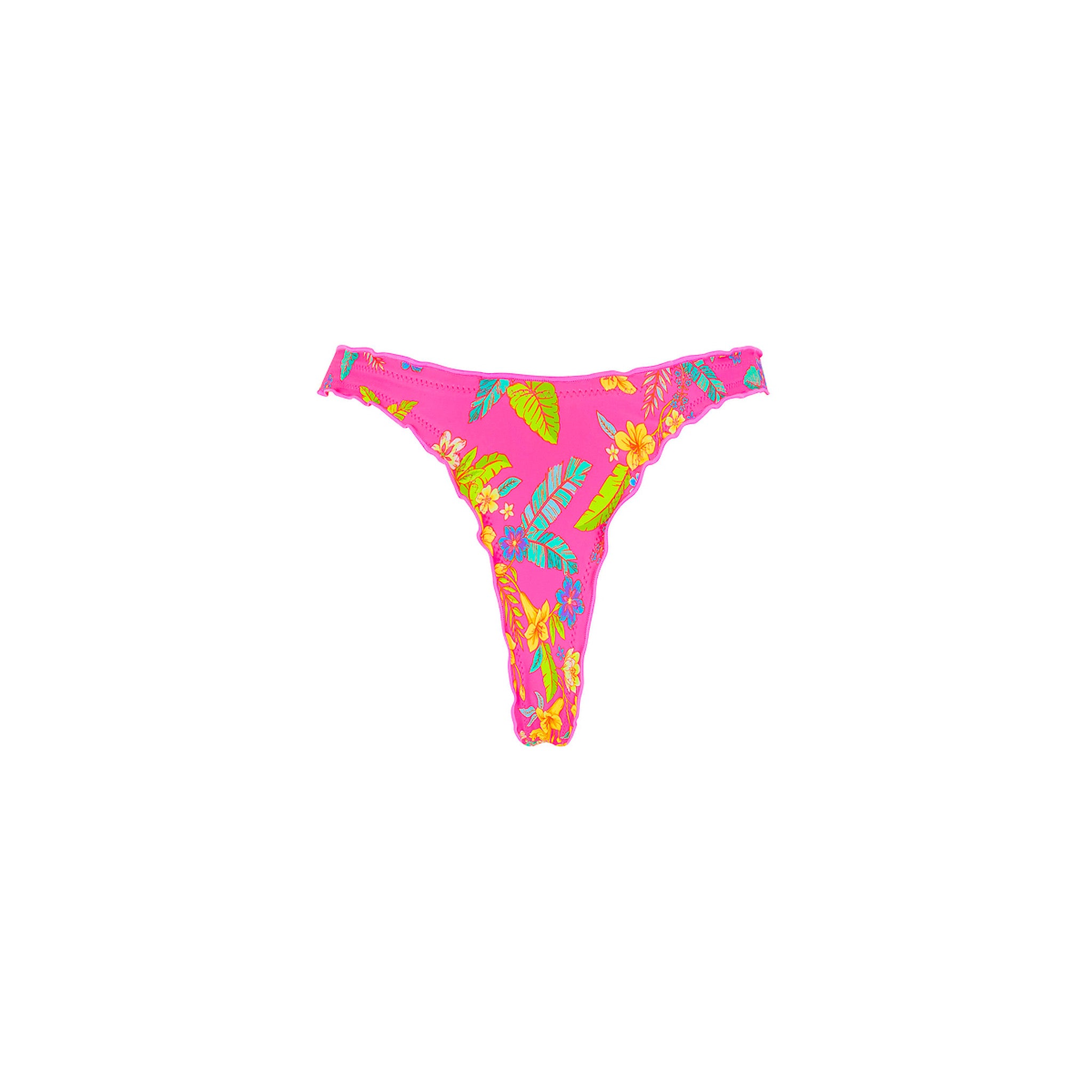 Lettuce Edge Thong Bikini Bottom - Viva Vacation - Image 10