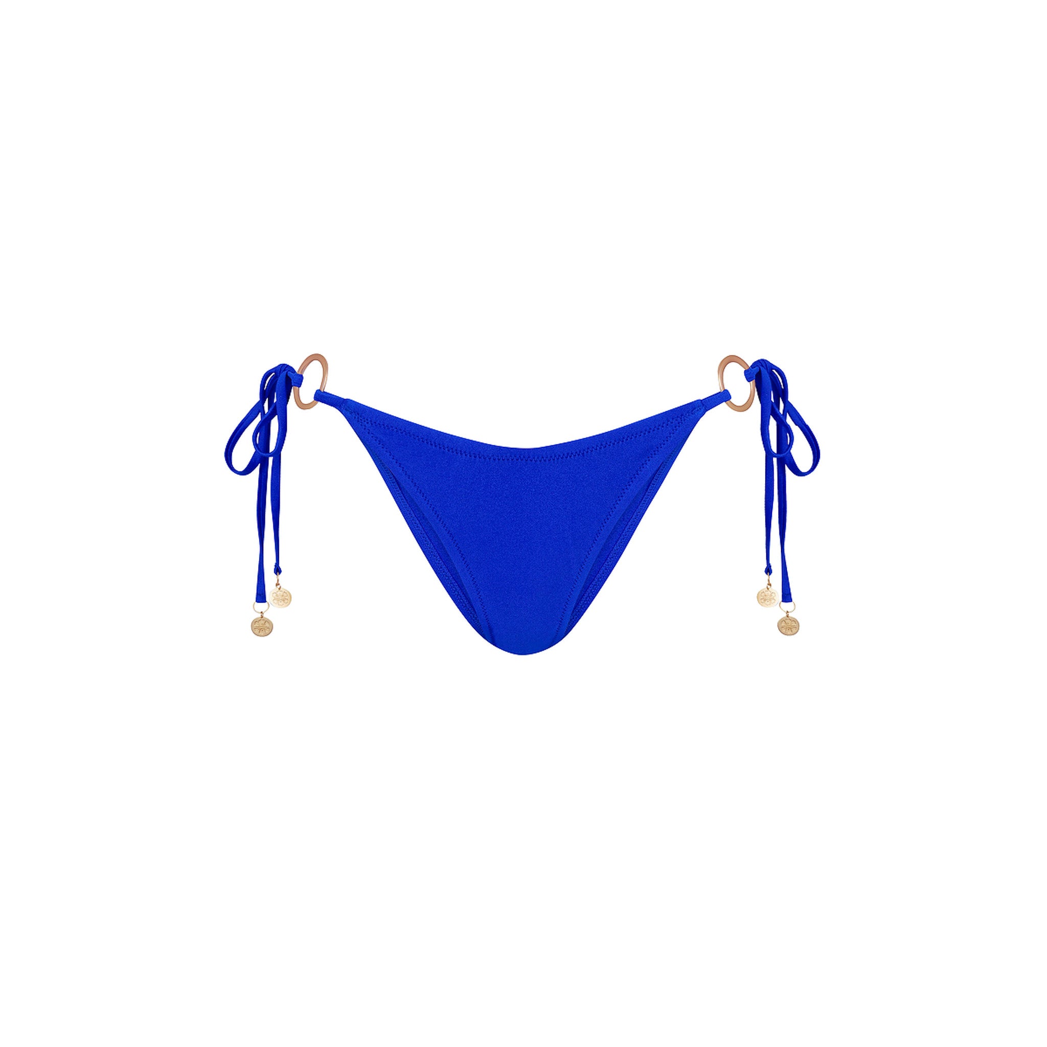 Ring Cheeky Tie Bikini Bottom - Blue Lagoon