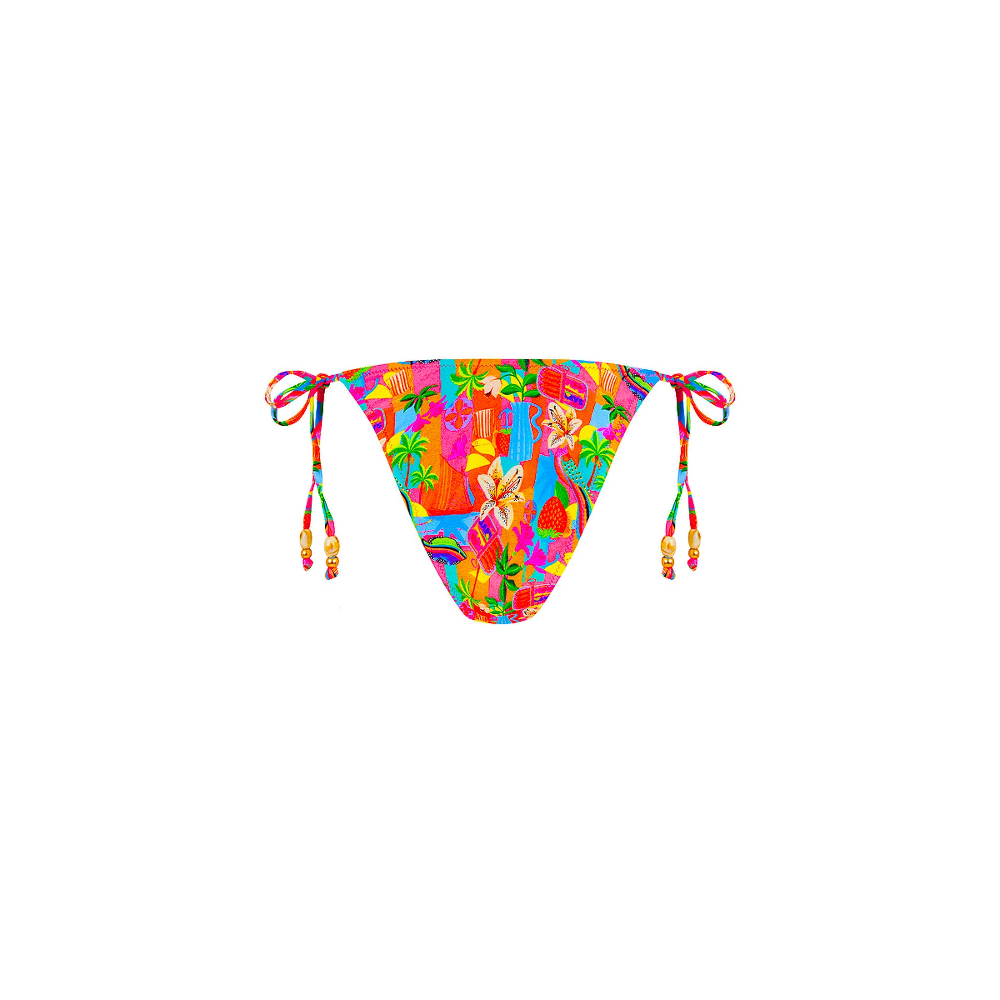 Ring Cheeky Tie Bikini Bottom - Havana Haven - Image 11