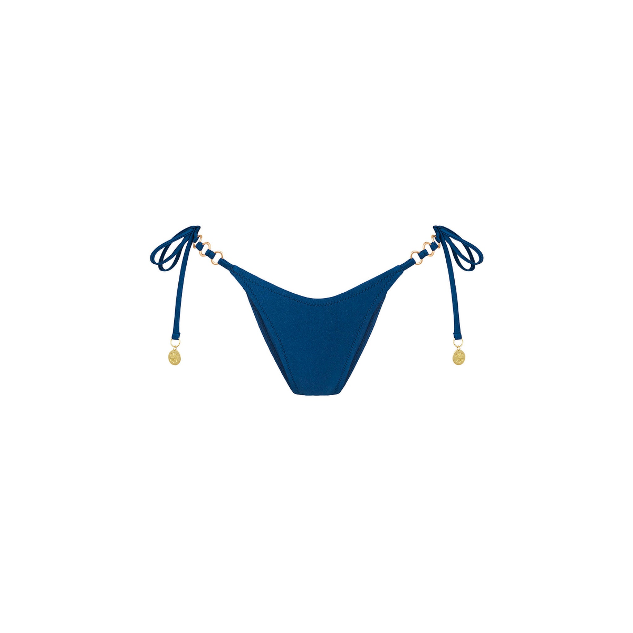 Trio Ring Cheeky Tie Bikini Bottom - Mystic Moon