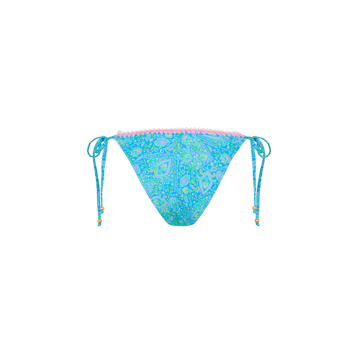 Crochet Dipped Cheeky Tie Bikini Bottom - Stargaze - Image 8