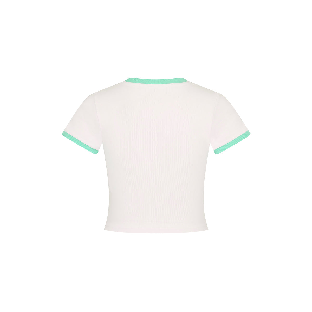 Printed Crop Baby Tee - Ocean Honey - Image 6