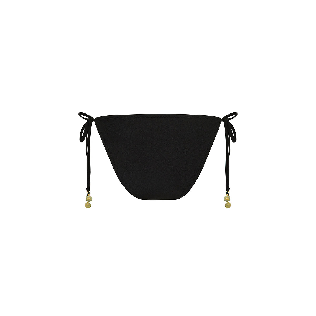 Full Coverage Tie Bikini Bottom - Twilight Black - Image 9