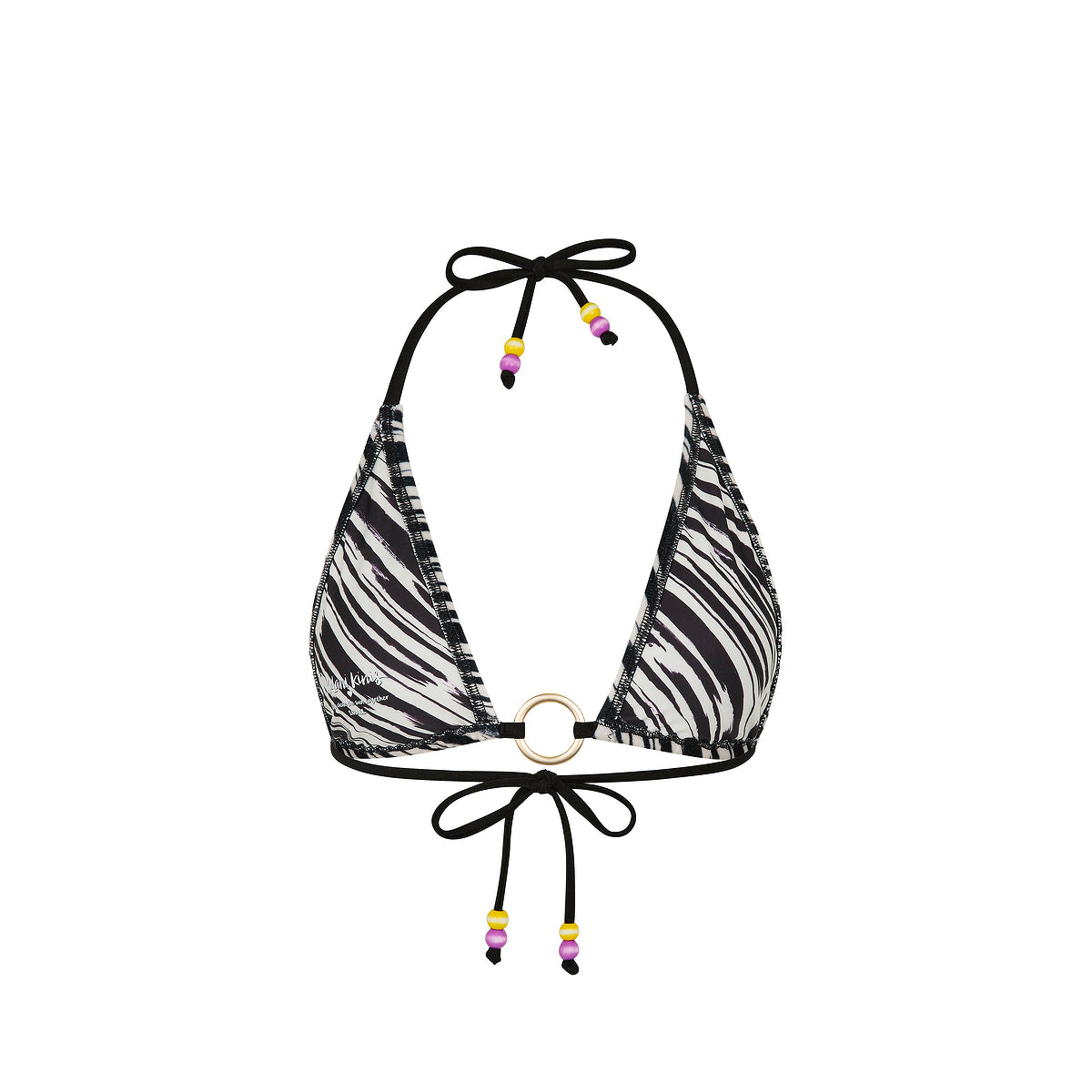 Ring Halter Bikini Top - Wild Honey - Image 9