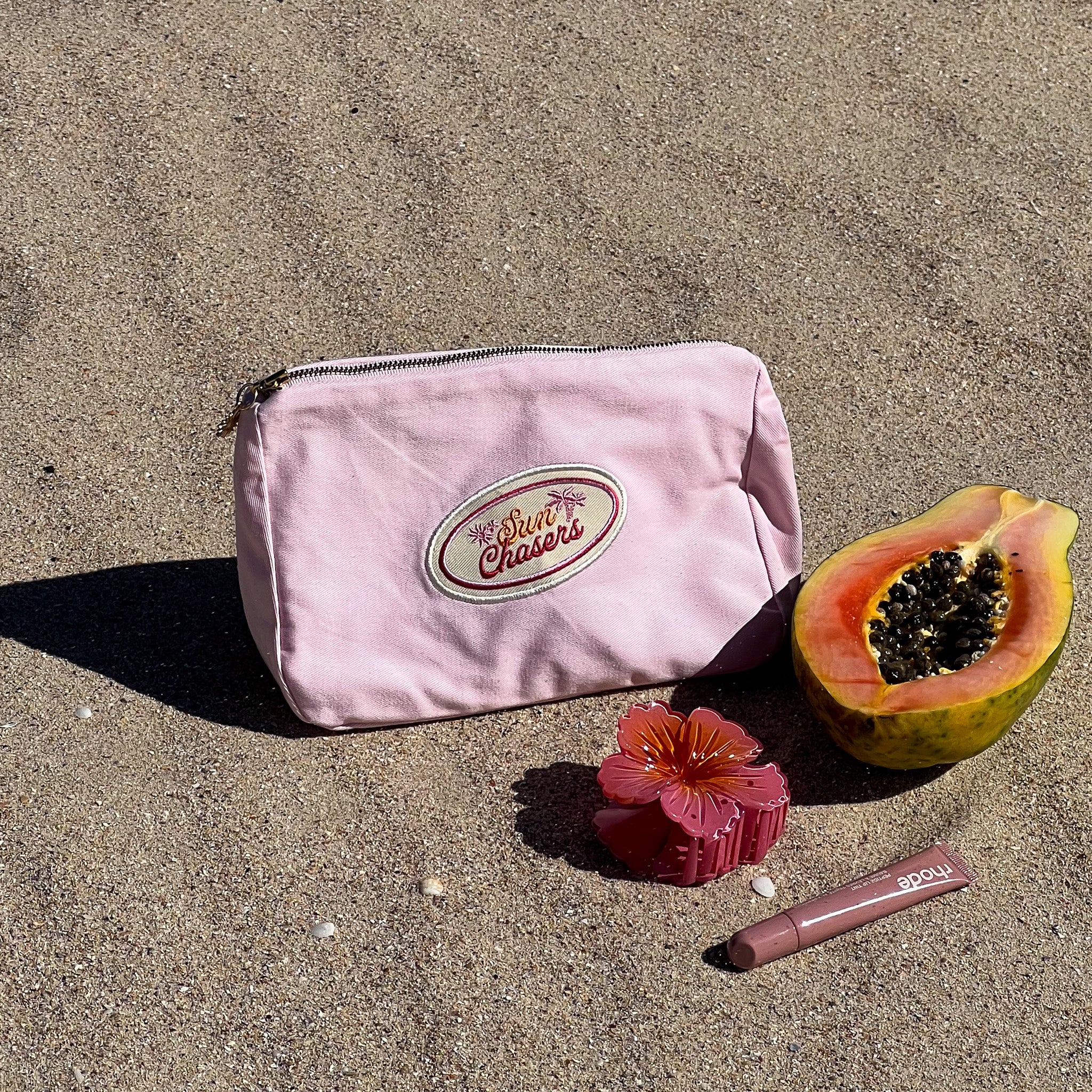 Beach Pouch - Pink Prosecco - Image 6