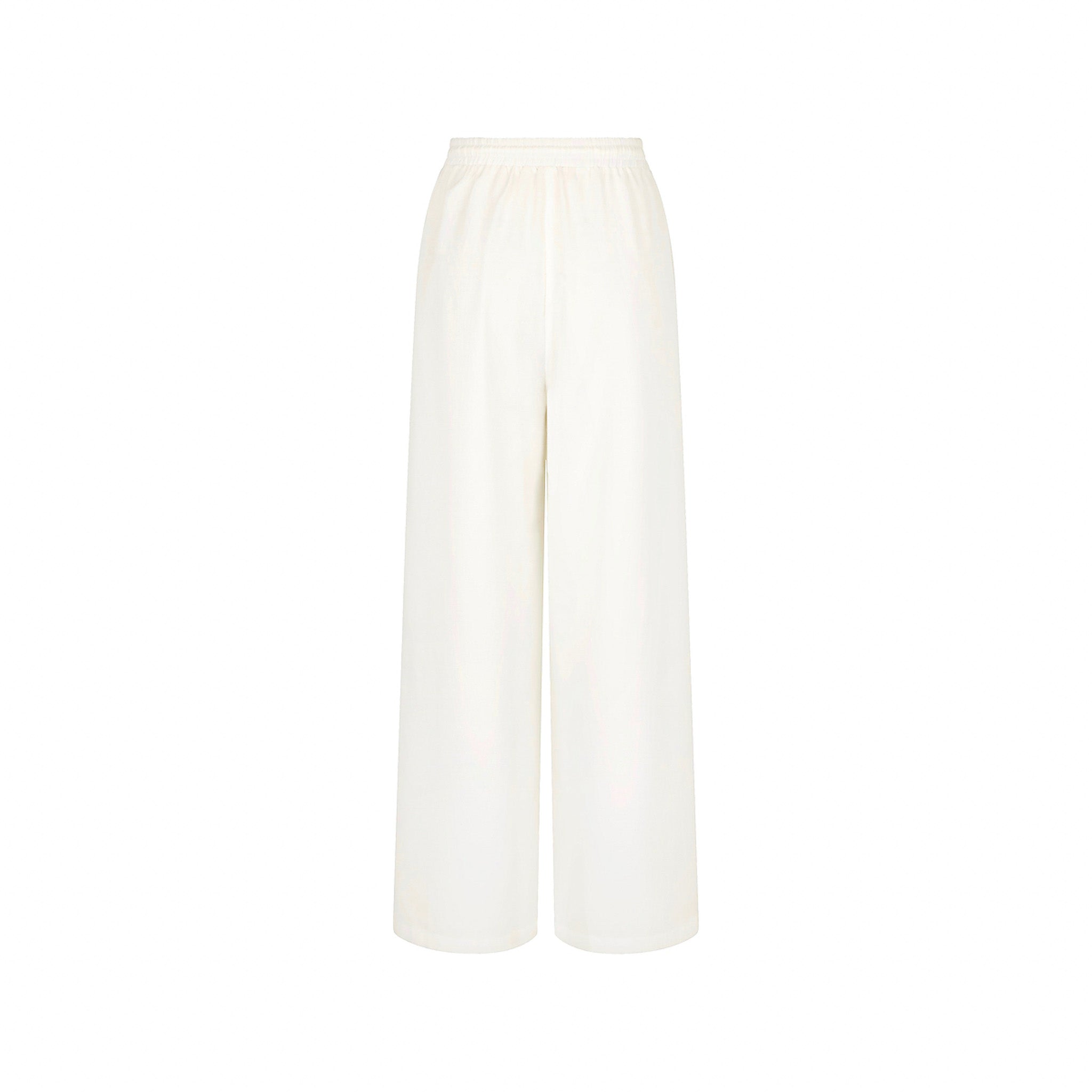 Drawstring Summer Pants - Whipped White - Image 10