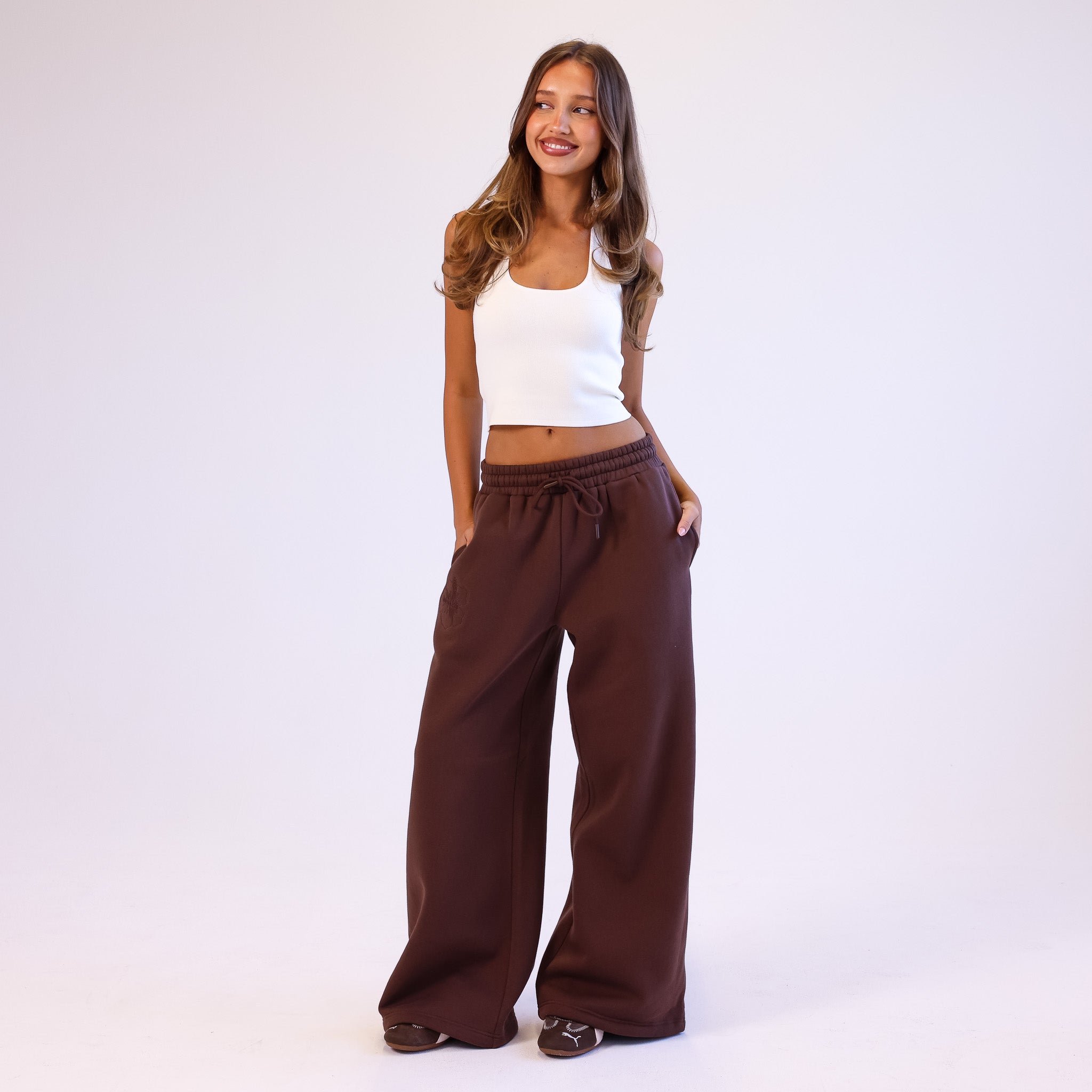 Embroidered Track Pants - Coco - Image 4