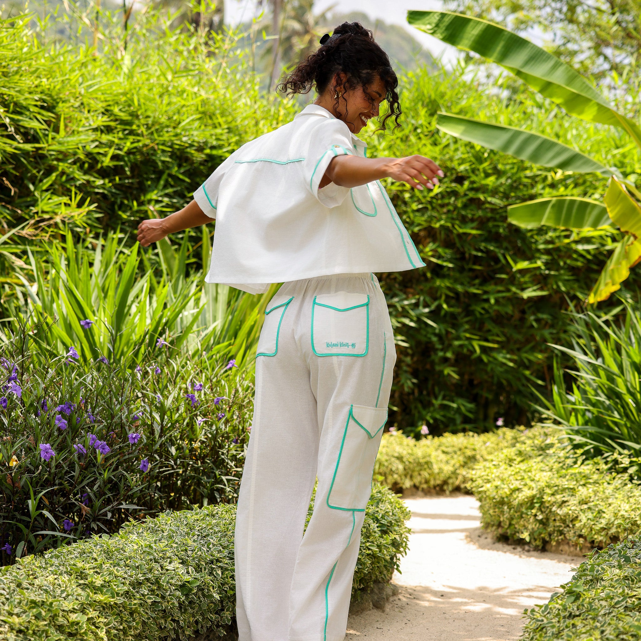 Essential Cargo Pants - Crystal Tides - Image 4