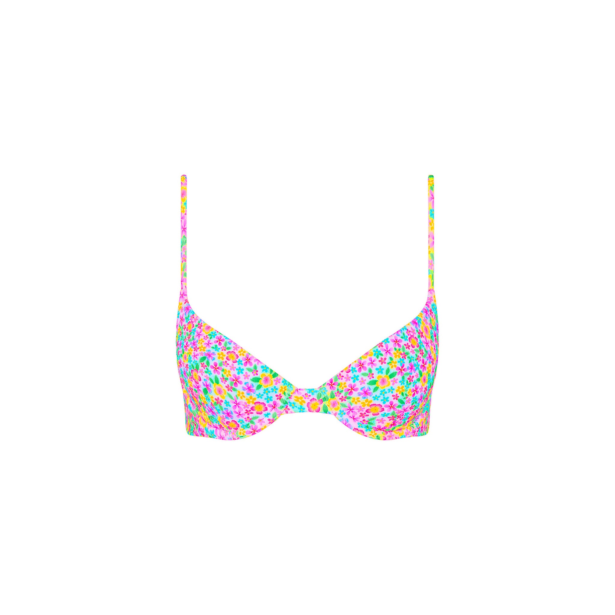Slim Underwire Bra Bikini Top - Field Trip