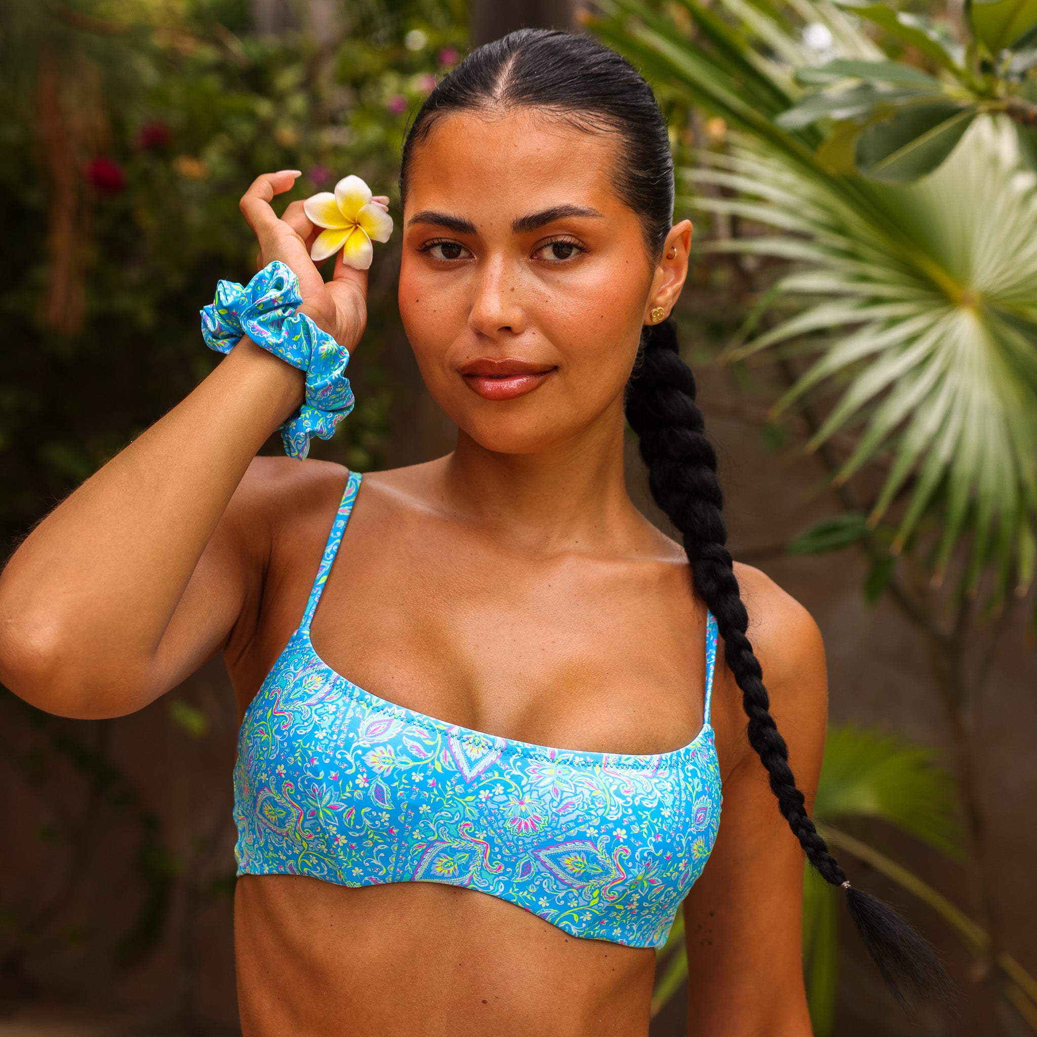 Alternative view of Invisible Underwire Crop Bikini Top - Stargaze