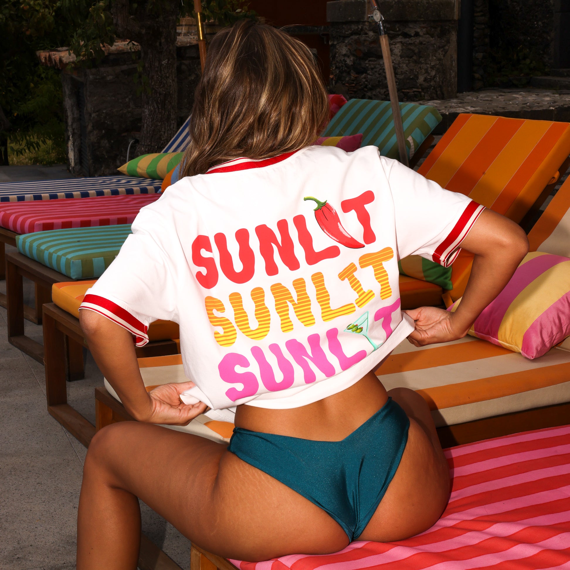 Alternative view of Jersey Tee - Sunlit Sugar