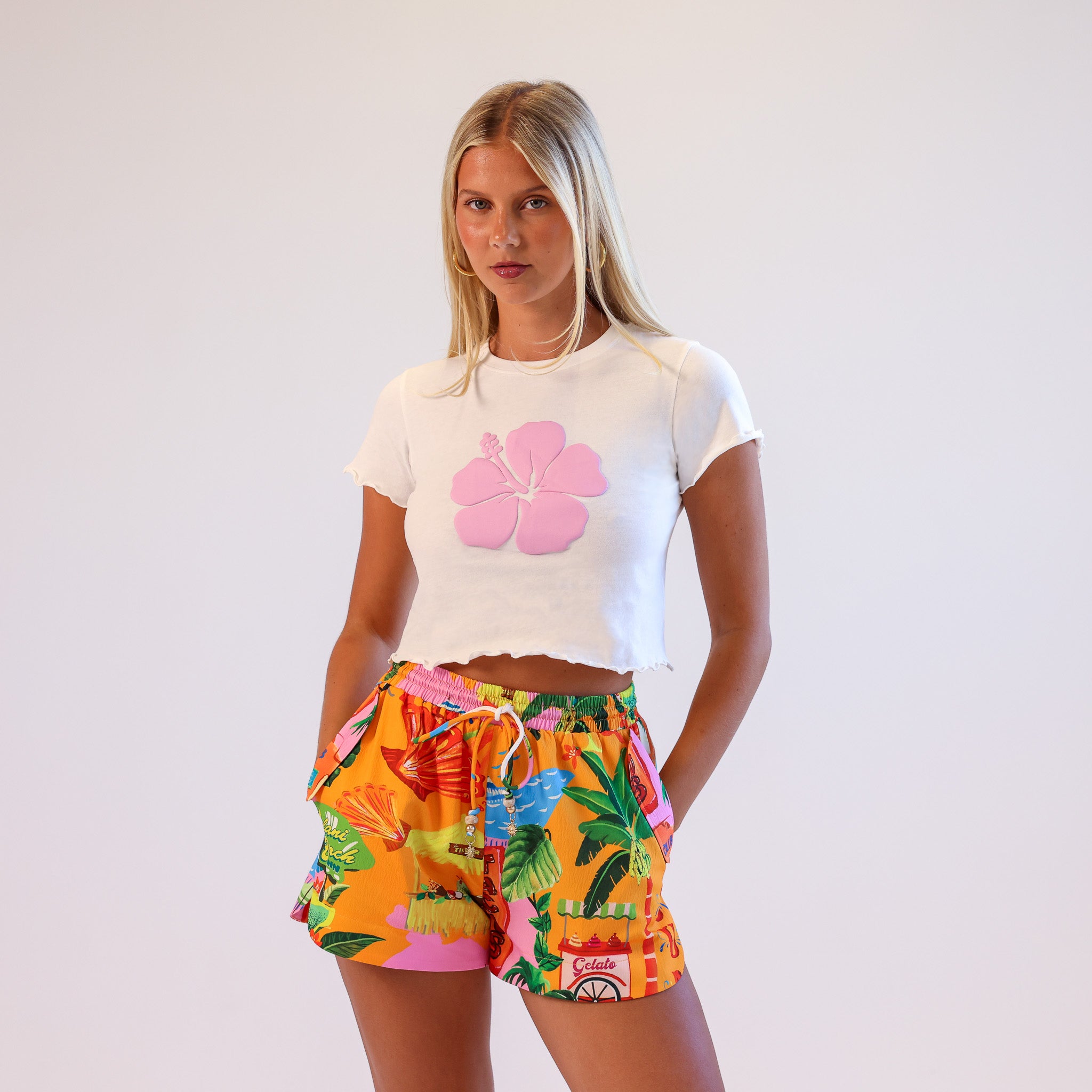 Alternative view of Lightweight Summer Shorts - Sunlit Spritz