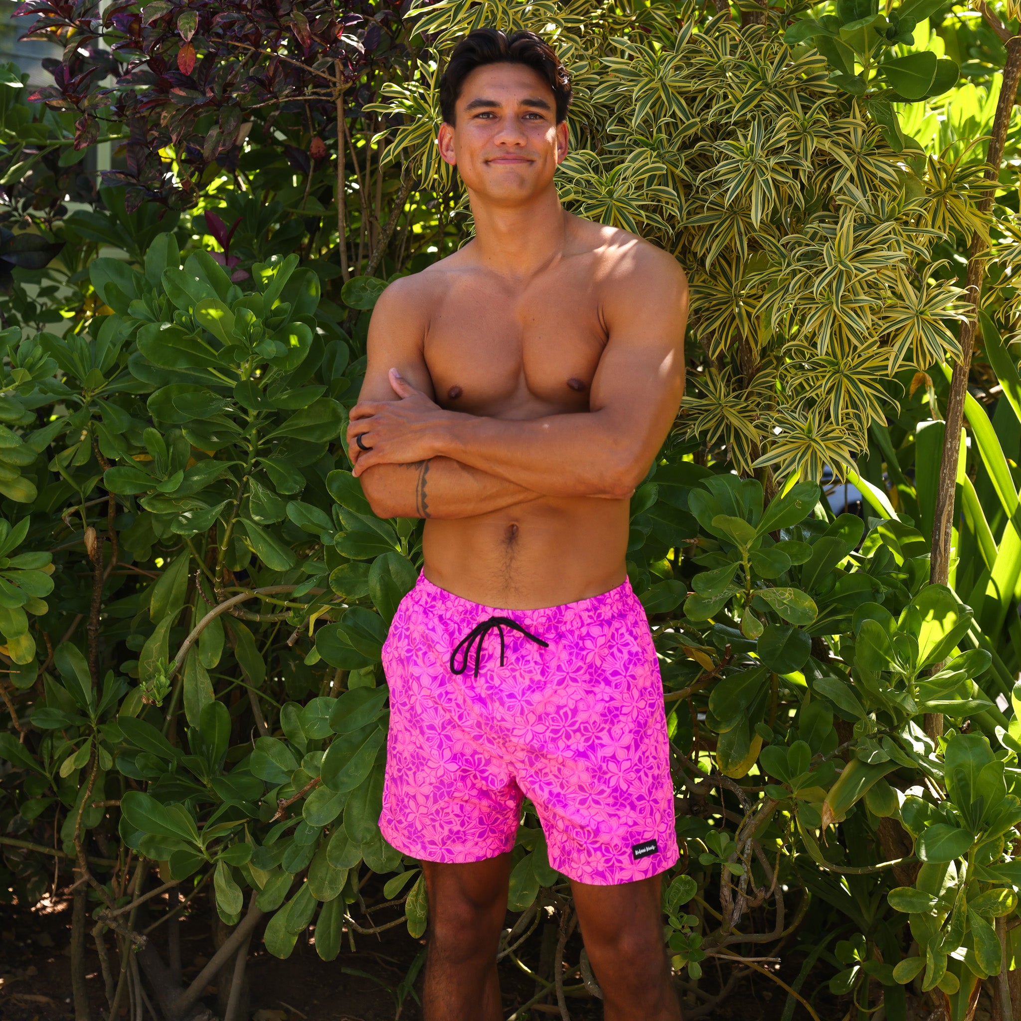 Alternative view of Men's Swim Trunks - Bubble Berry