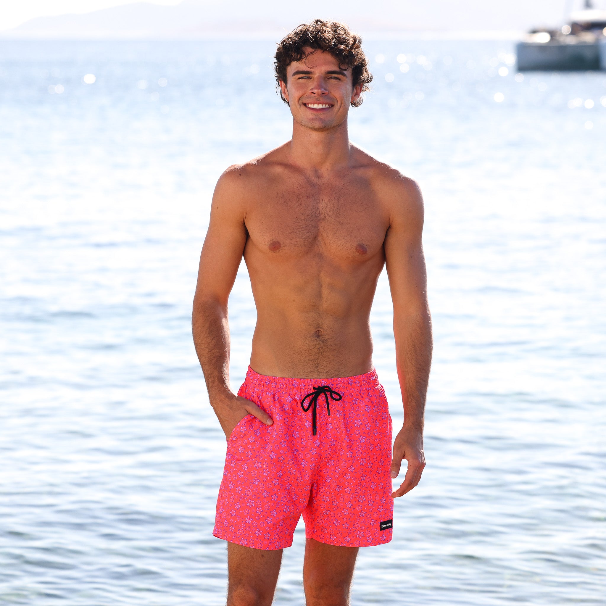 Alternative view of Men's Swim Trunks - Kiss Me