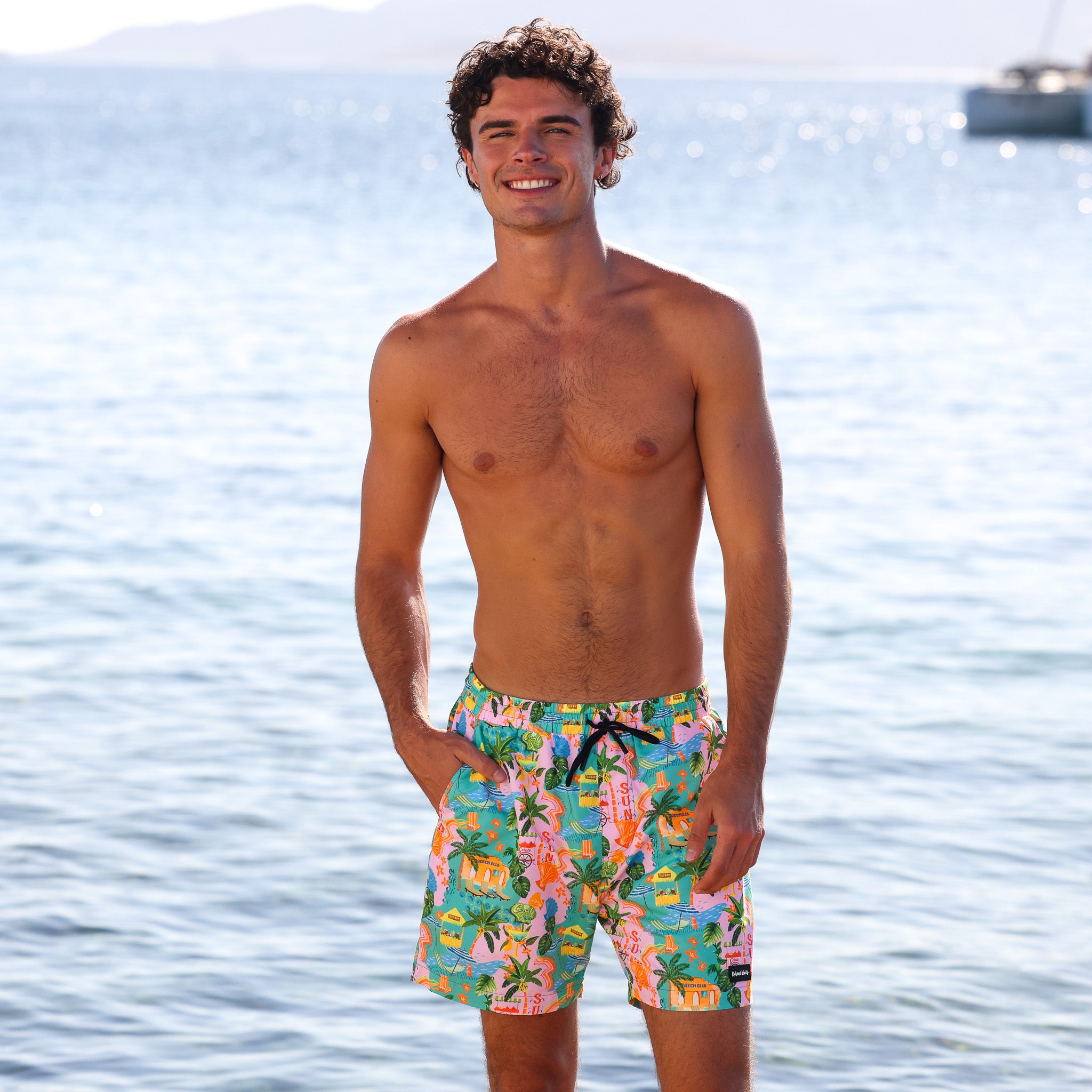 Alternative view of Men's Swim Trunks - Sunlit Spritz