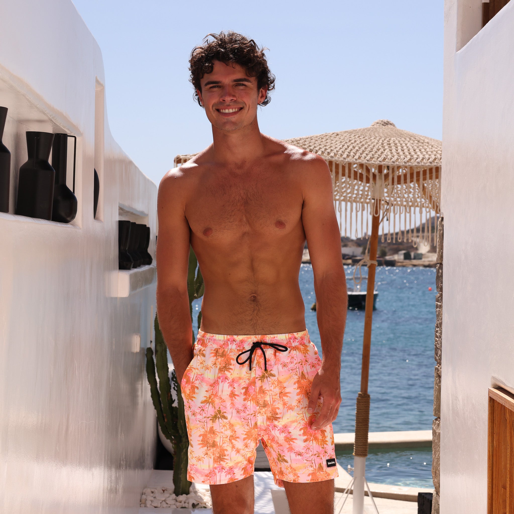 Alternative view of Men's Swim Trunks - Wild Skies