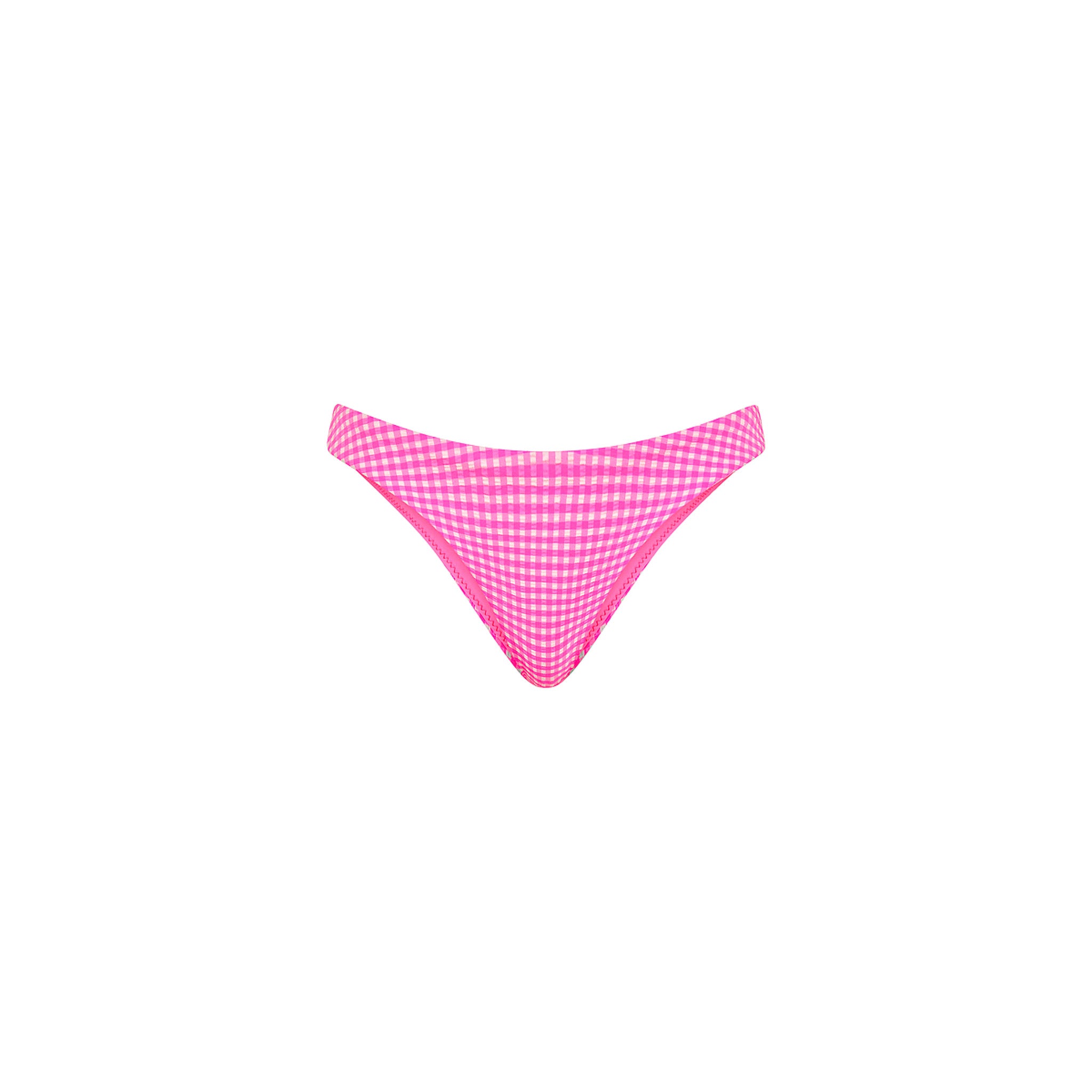 Minimal Full Coverage Bikini Bottom - Pink Diva