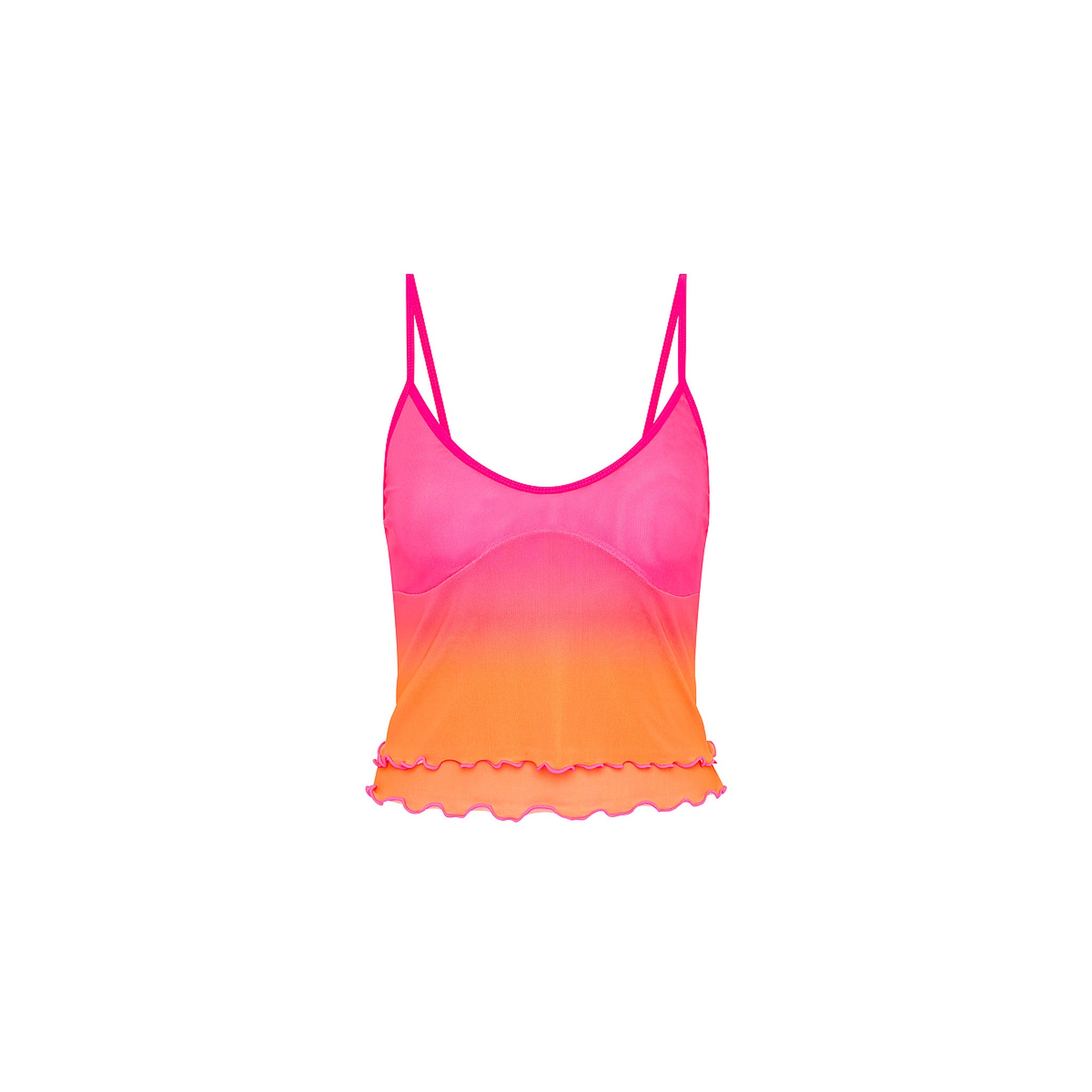 Layered Mesh Cami - Tropical Heatwave