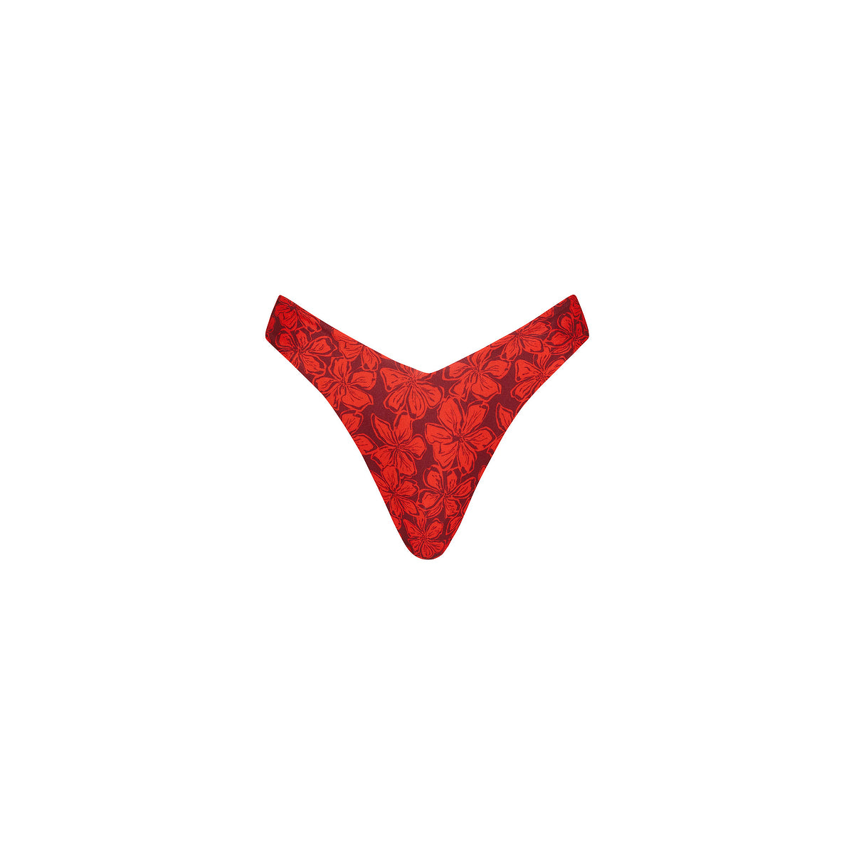 Y Cheeky Bikini Bottom - Sassy Sangria