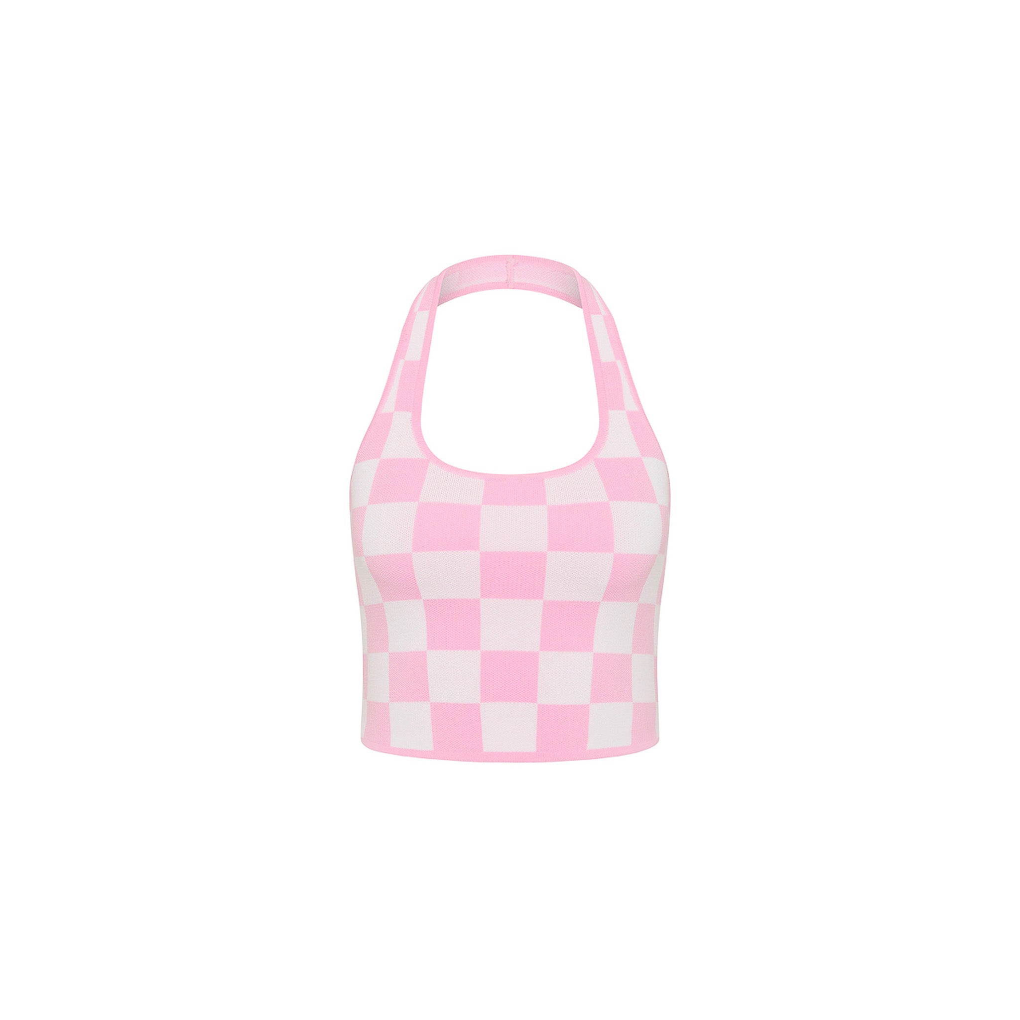 Knit Halter Tank Top - Love Match
