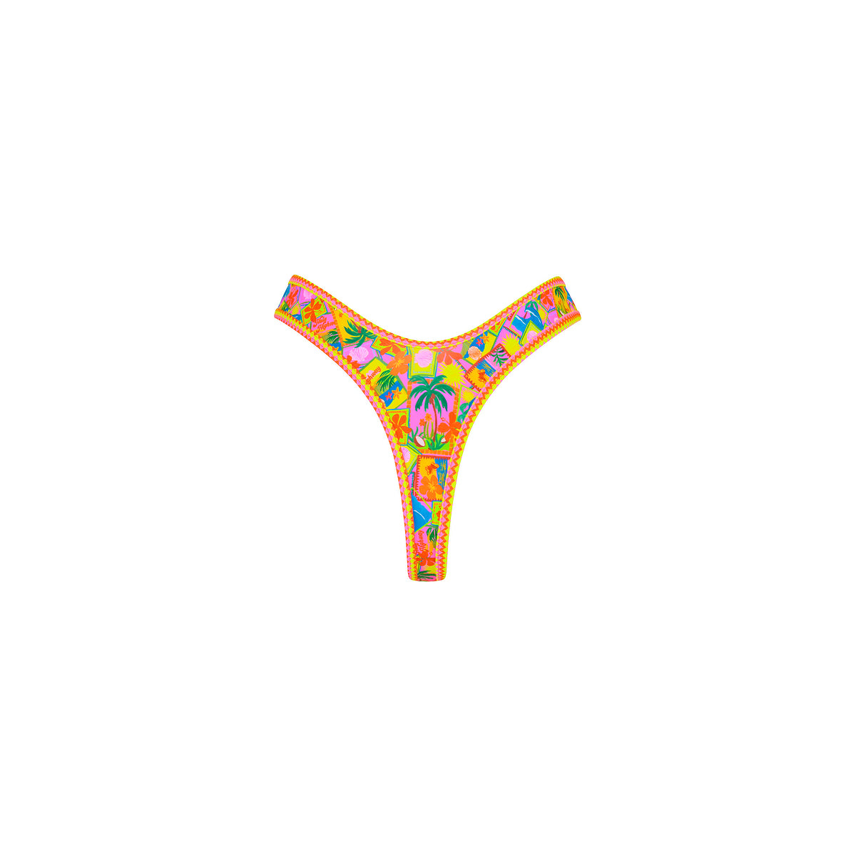 High Leg Thong Bikini Bottom - Sunshine Snaps - Image 7