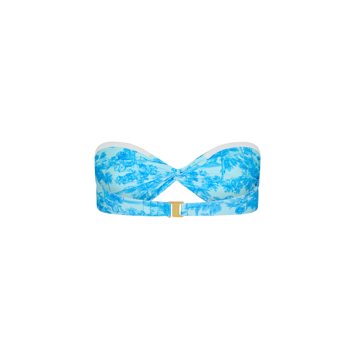Twist Bandeau Bikini Top - Ocean Paradise - Image 7