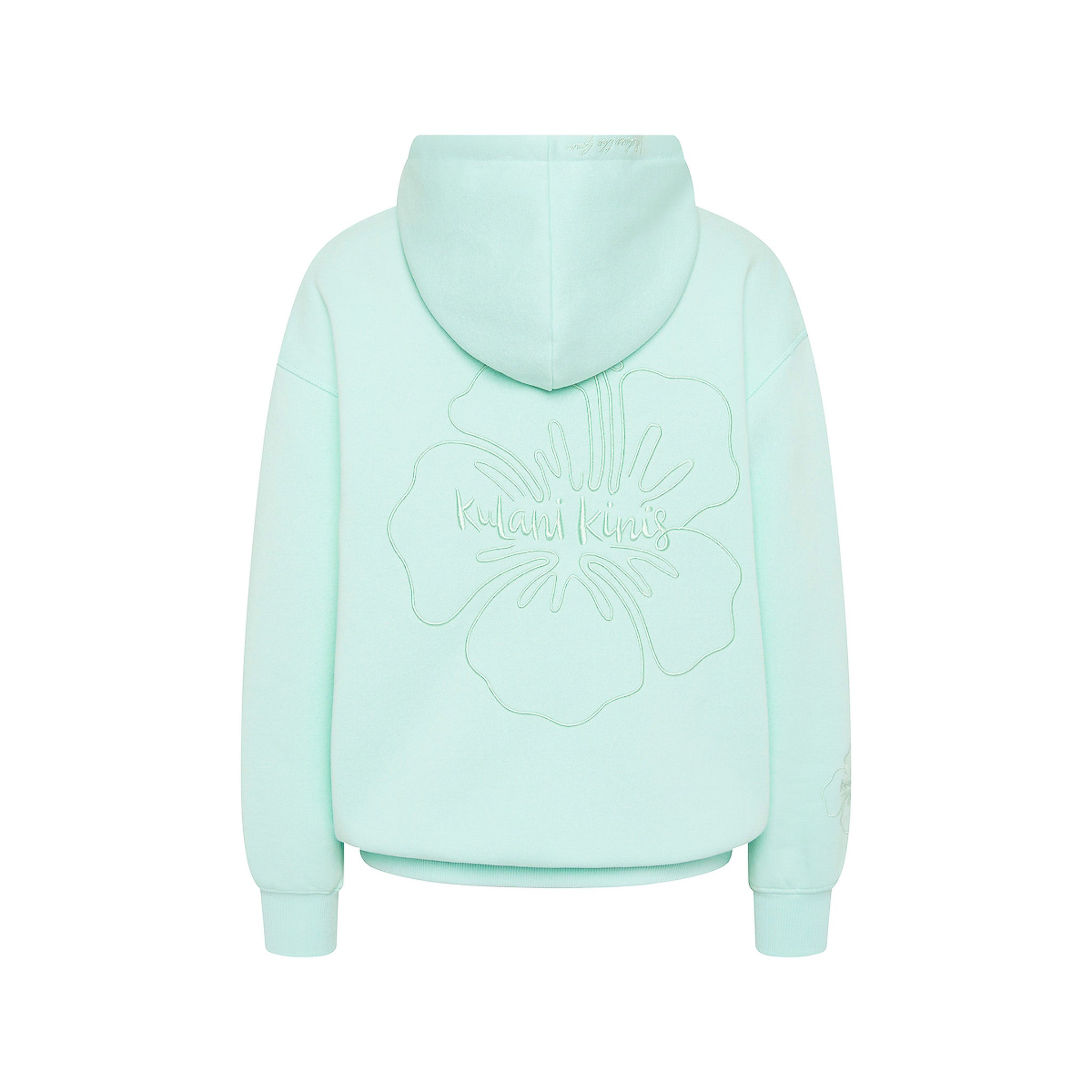 Embroidered Hoodie - Jelly Mint - Image 11