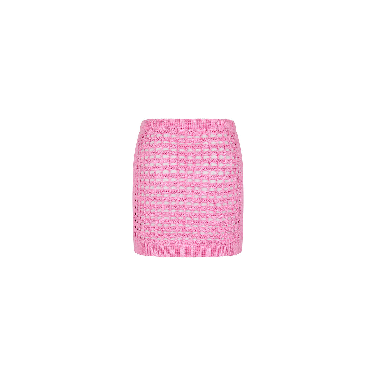 Crochet Mini Skirt - Bubblegum - Image 7