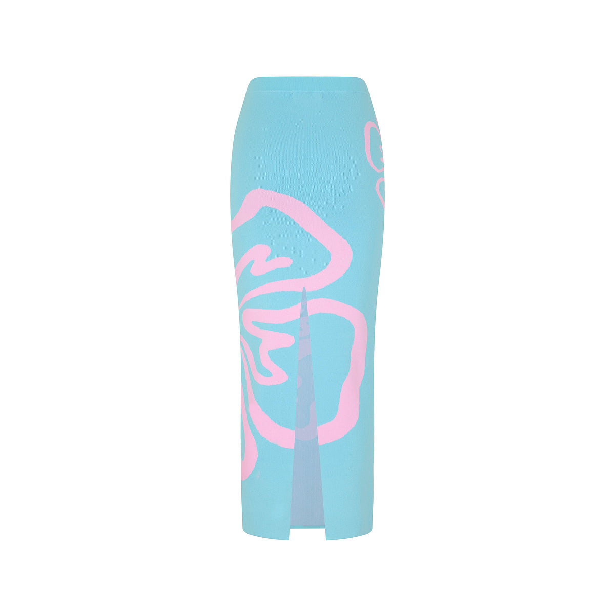 Knit Midi Skirt - Island Sky - Image 10