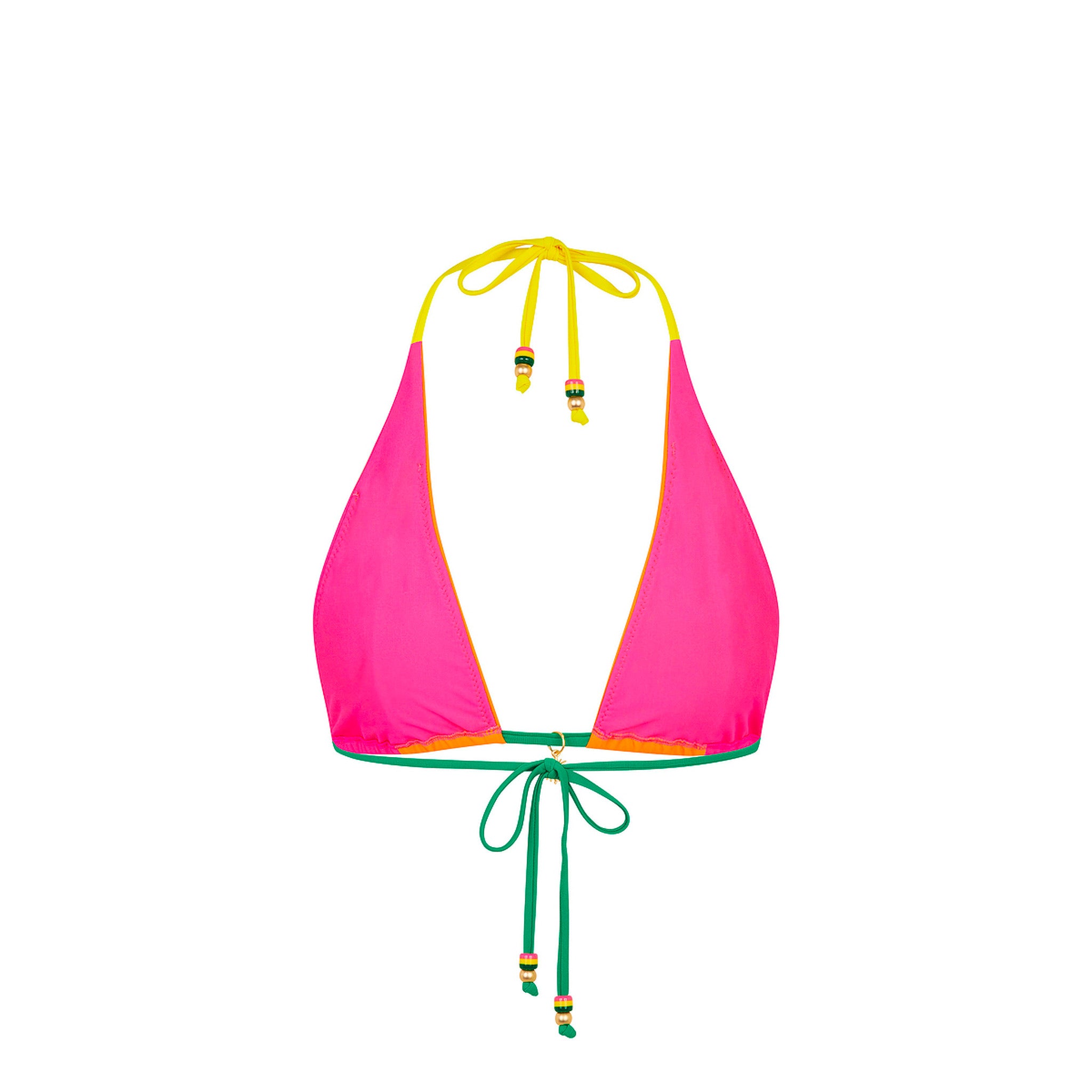 Splice Triangle Bikini Top - Passionfruit Punch - Image 12