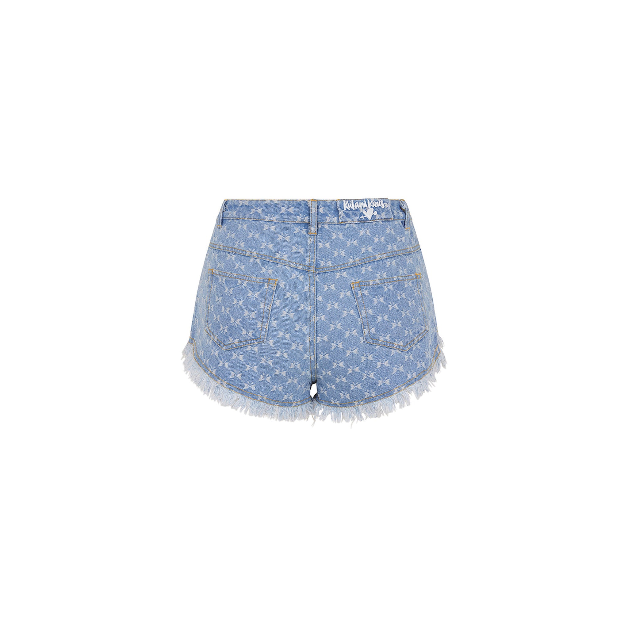 Frayed Jean Shorts - Darling Denim - Image 10