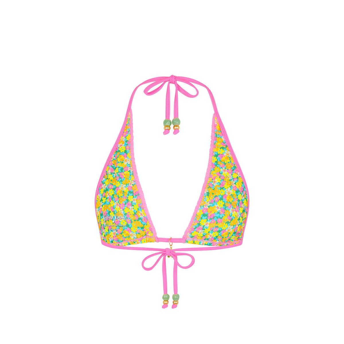 Decorative Bind Halter Bikini Top - Hula Honey - Image 8