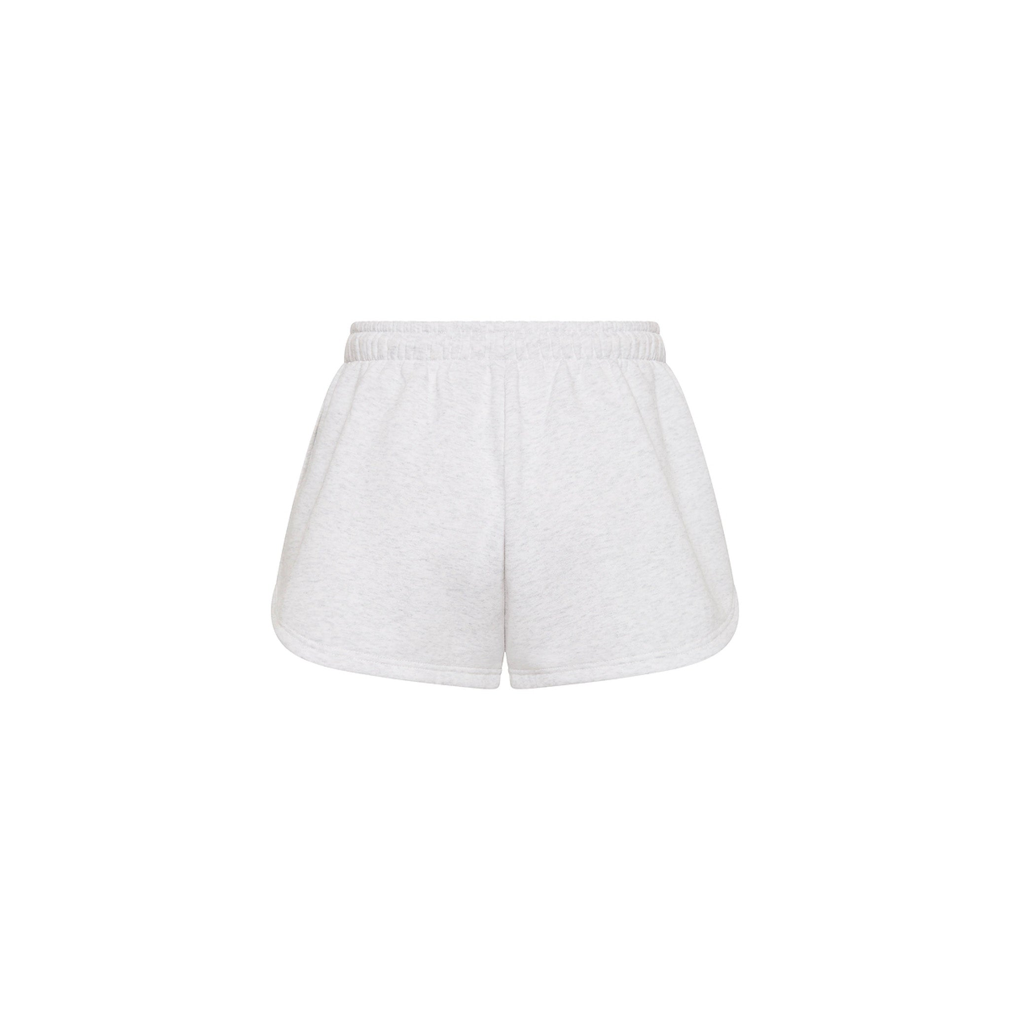 Embroidered Track Shorts - Silver Stone - Image 10