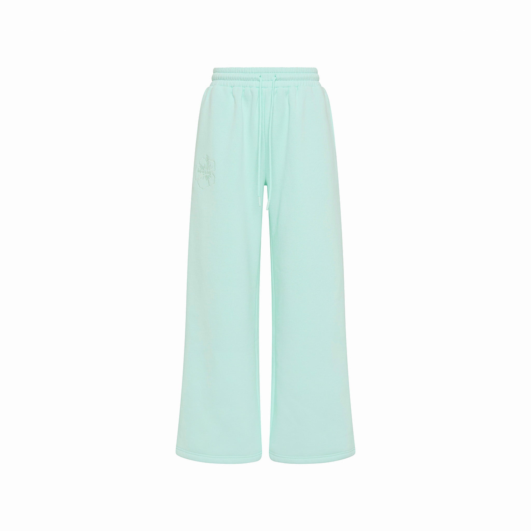 Embroidered Track Pants - Jelly Mint