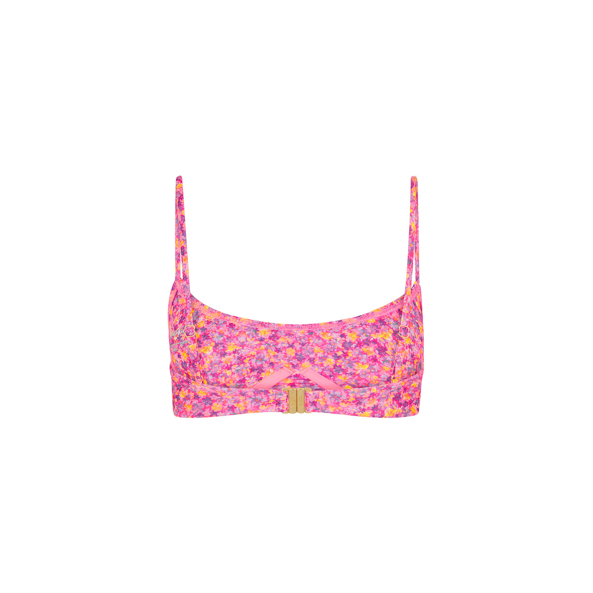 Invisible Underwire Crop Bikini Top - Gelato Bloom - Image 7