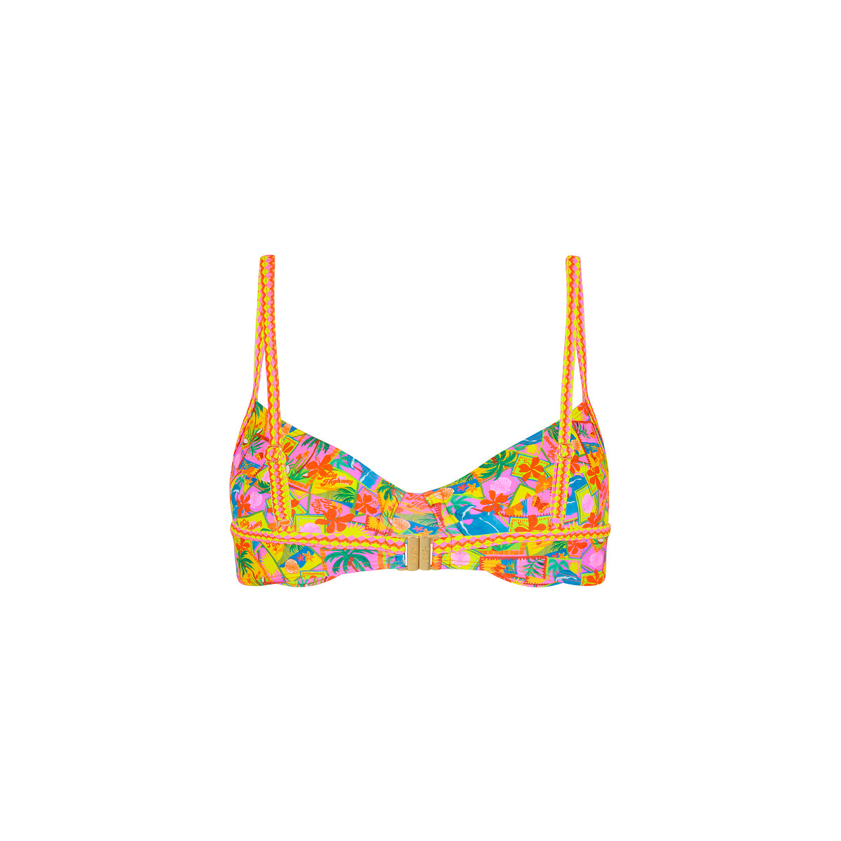 Ditzy Underwire Bra Bikini Top - Sunshine Snaps - Image 7