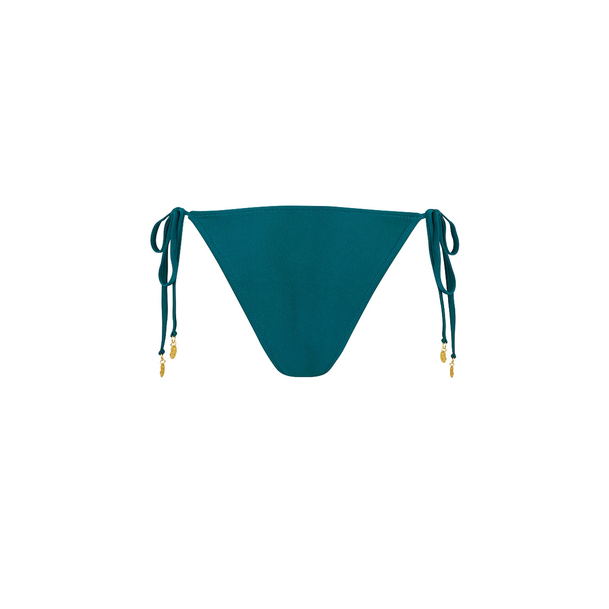 Trio Ring Cheeky Tie Bikini Bottom - Laguna Haze - Image 10