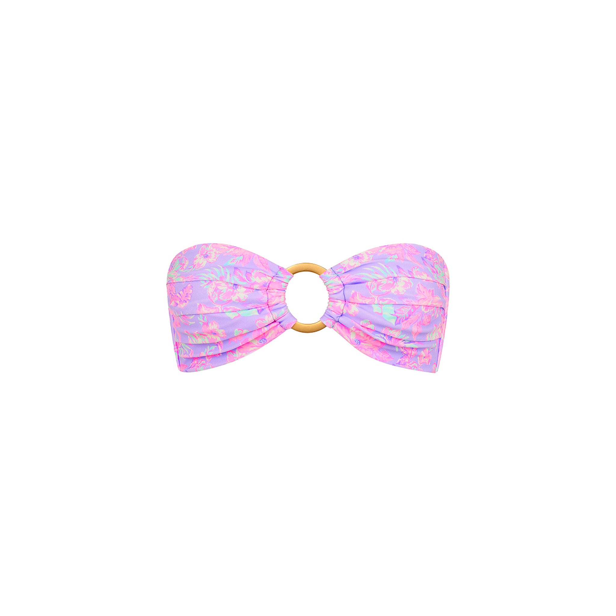 Strapless Bandeau Bikini Top - Lilac Love