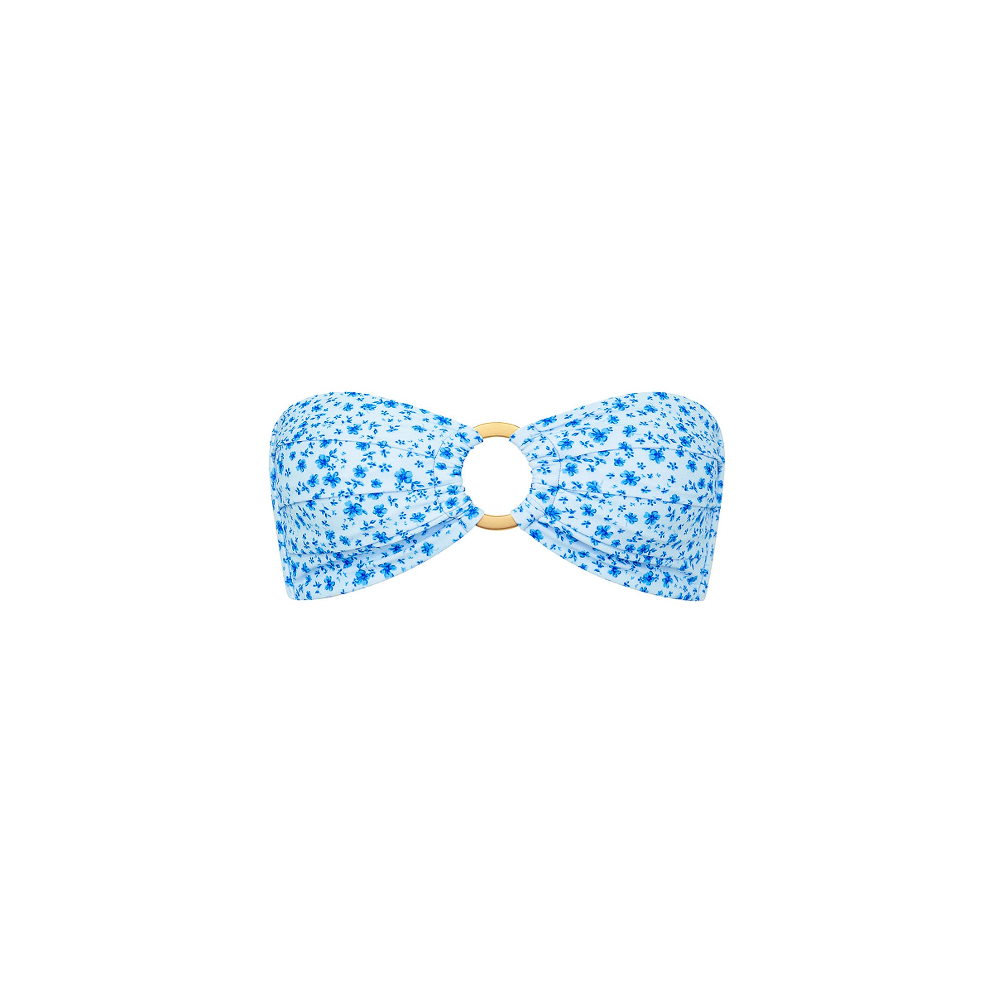 Strapless Bandeau Bikini Top - Dream Flower