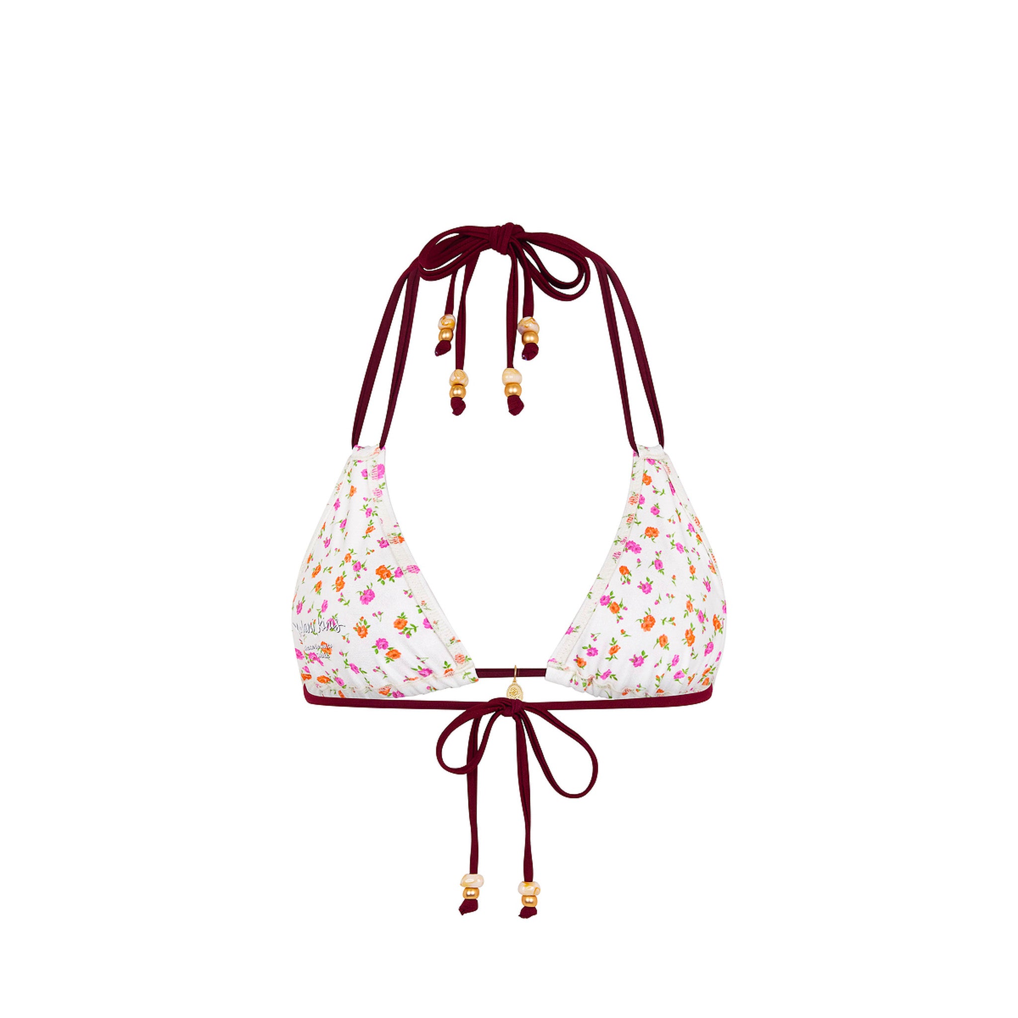 Halter Bralette Bikini Top - Rosie Posie - Image 11
