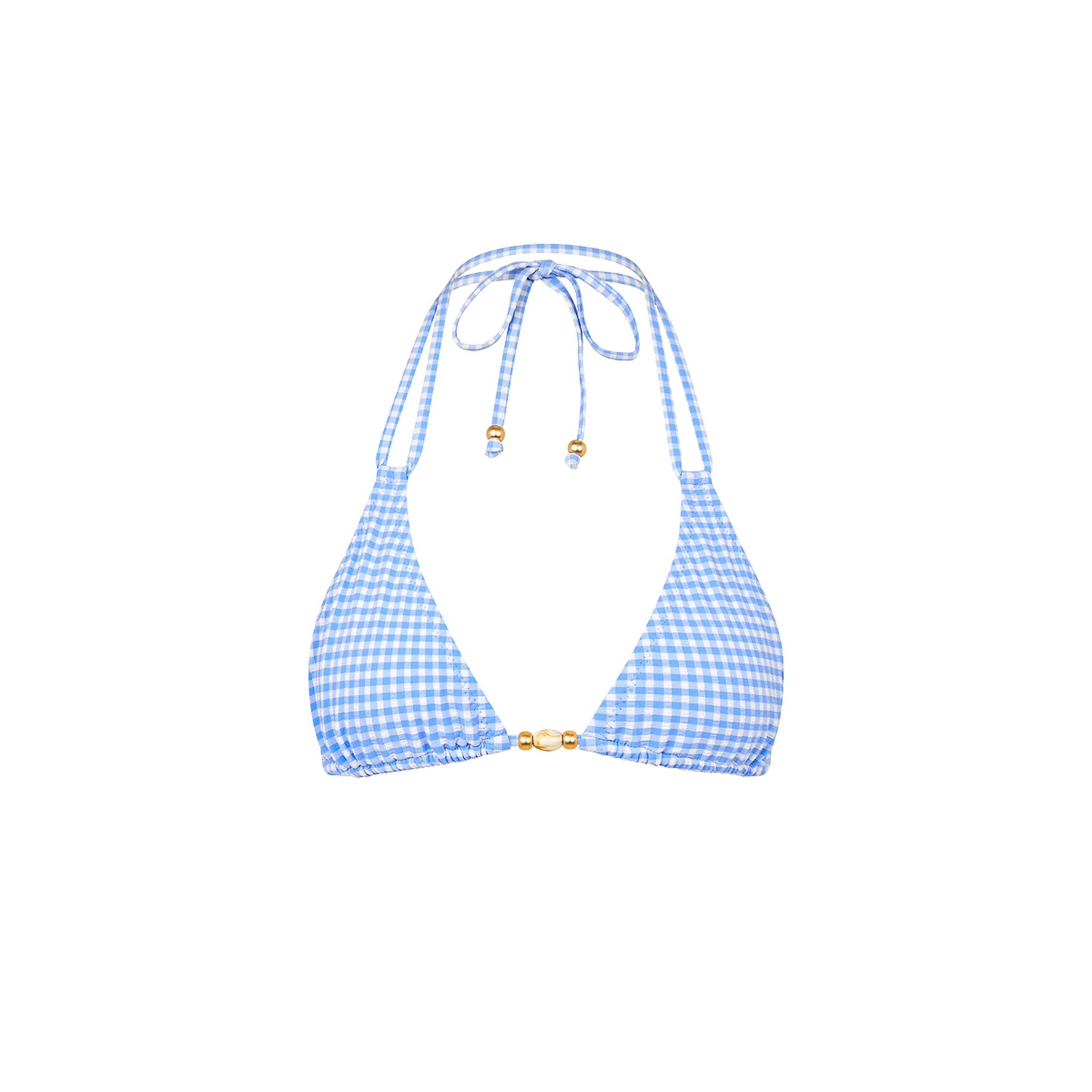 Simple Strap Halter Bikini Top - Skinny Dip
