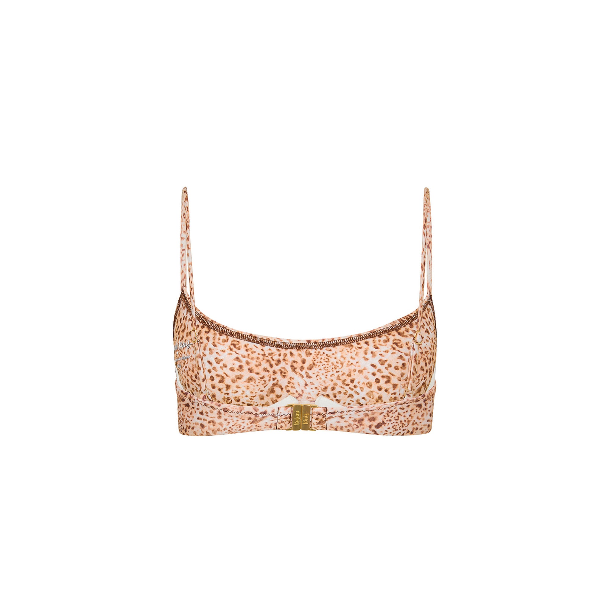 Invisible Underwire Crop Bikini Top - Wild Skies - Image 8