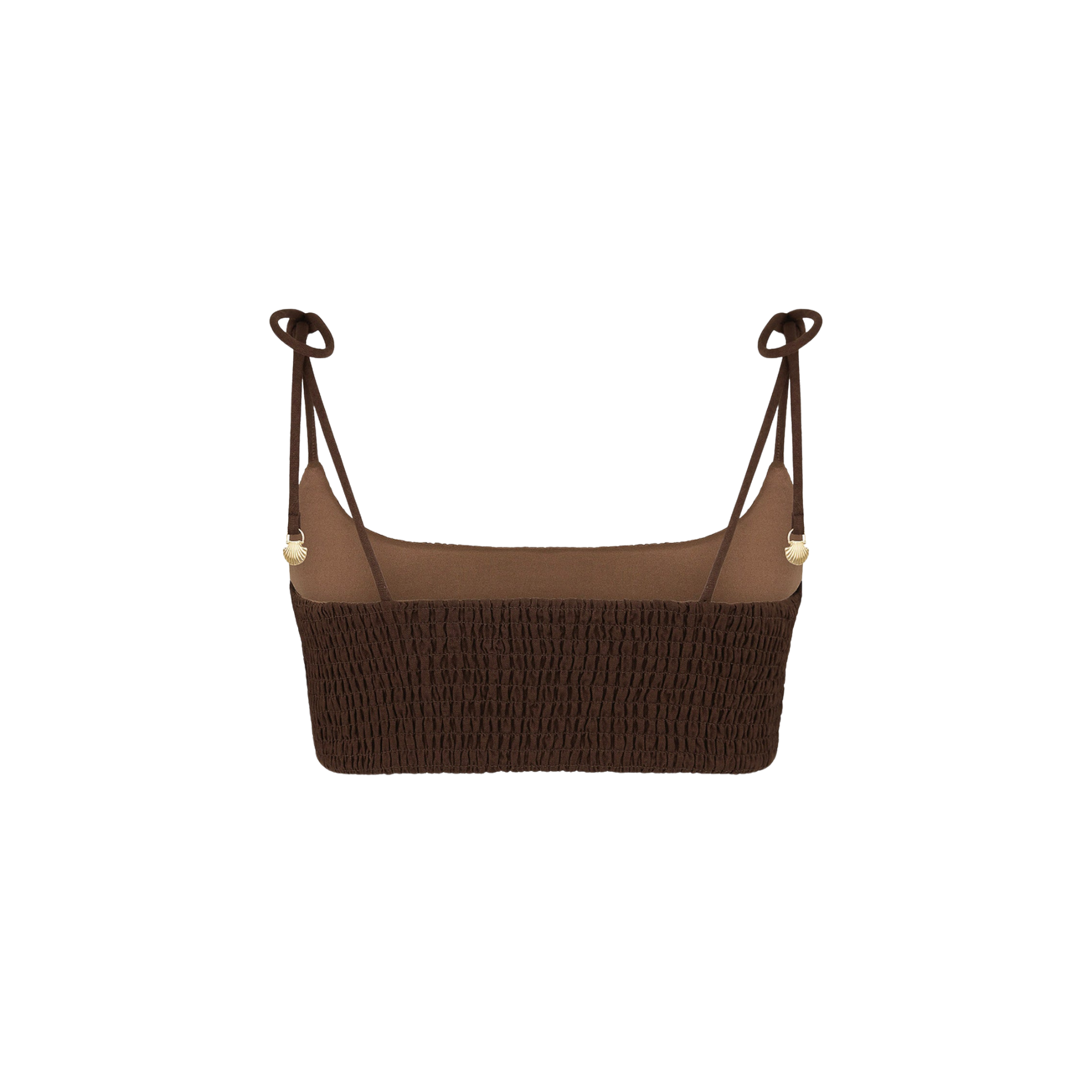 Simple Shirred Tie Crop - Coco - Image 8